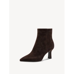 TAMARIS LEATHER ANKLE BOOT MOCCA 1-25358-45-304