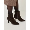 TAMARIS SUEDE ANKLE BOOT MOCCA 1-25358-45-304
