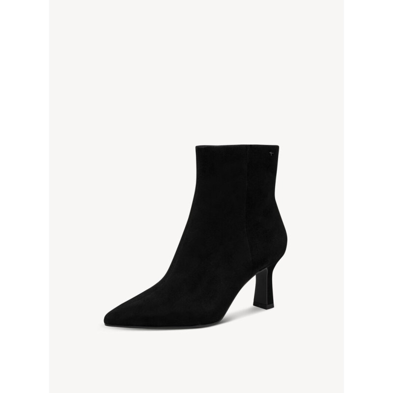 TAMARIS SUEDE ANKLE BOOT BLACK 1-25358-45-001