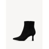 TAMARIS SUEDE ANKLE BOOT BLACK 1-25358-45-001