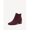 TAMARIS VEGAN BURGUNDY COMB BOOT 1-25354-43-584