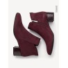 TAMARIS VEGAN BURGUNDY COMB BOOT 1-25354-43-584