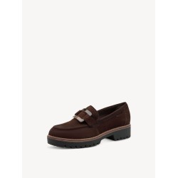 TAMARIS SUEDE LOAFER MOCCA 1-24722-43-304