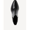 TAMARIS LEATHER CHELSEA ANKLE BOOT BLACK 1-25303-47-003