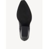 TAMARIS LEATHER CHELSEA ANKLE BOOT BLACK 1-25303-47-003