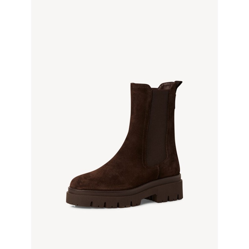 TAMARIS SUEDE CHELSEA BOOT MOCCA 1-25992-41-347