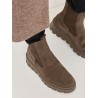 TAMARIS SUEDE CHELSEA BOOT TAUPE 1-25489-45-341