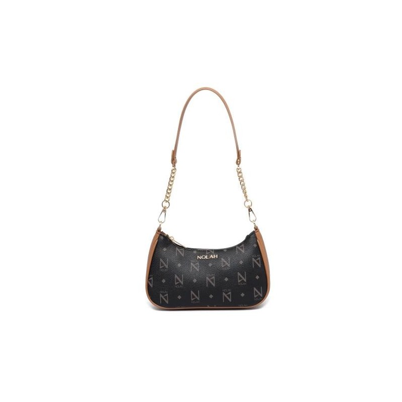 NOLAH MONA BROWN SHOULDER CROSSBODY BAG