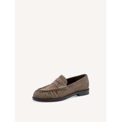 TAMARIS SUEDE LOAFER TAUPE 1-24251-47-341