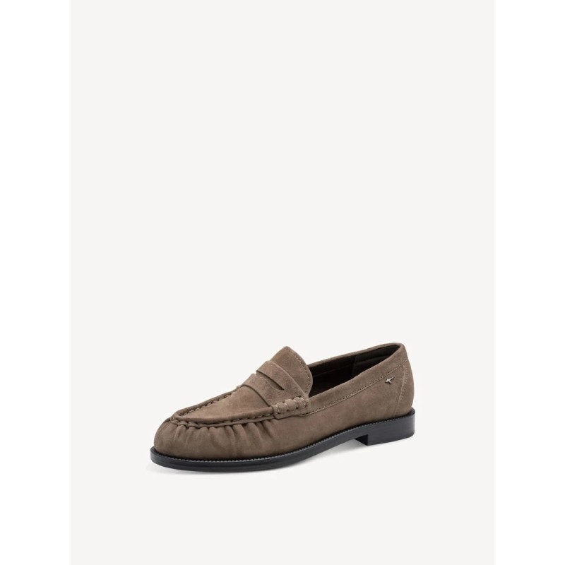 TAMARIS SUEDE LOAFER TAUPE 1-24251-47-341