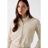GUESS 4G ALLOVER JAQUARD HIGH NECK BEIGE V6YQ01K4781-FNMZ