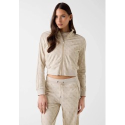 GUESS 4G ALLOVER JAQUARD HIGH NECK BEIGE V6YQ01K4781-FNMZ