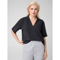 GUESS LYRA SS POLO BLACK V6YP08K4310-A92S